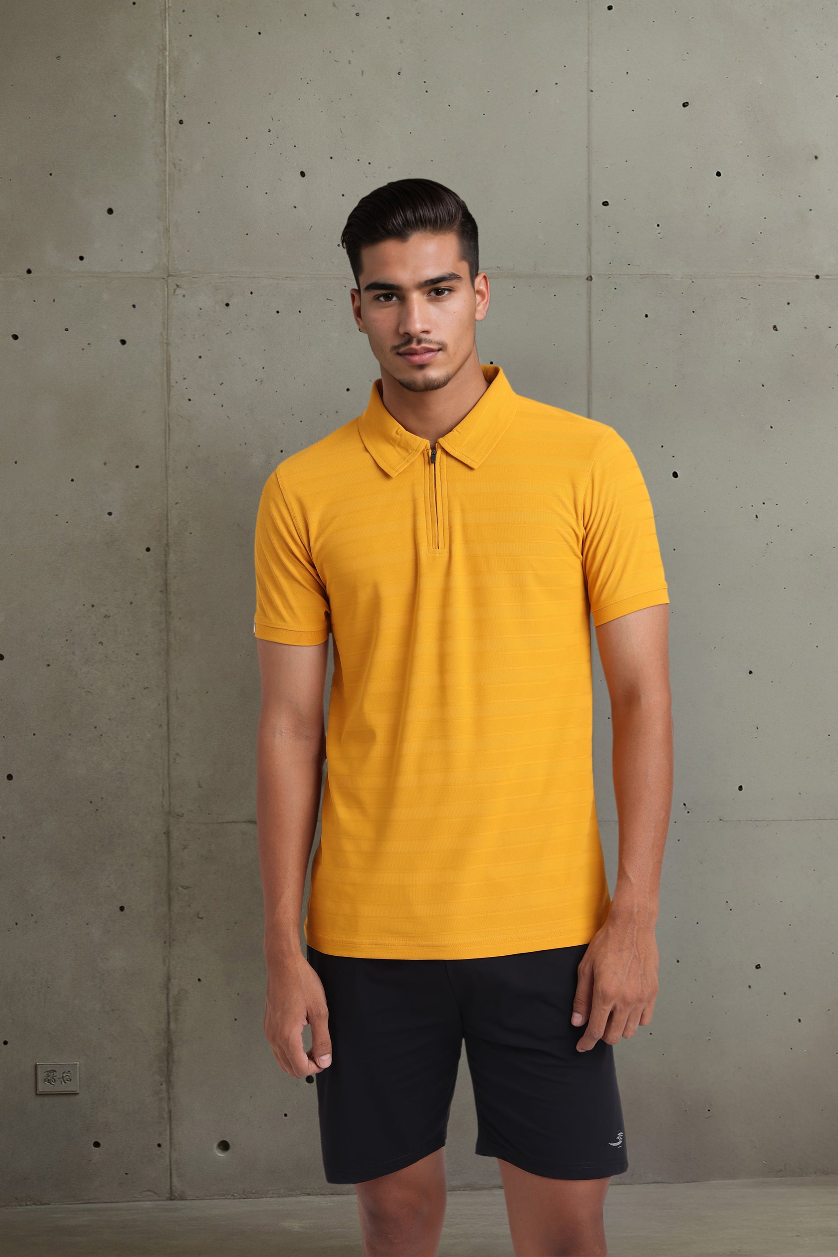 Mustard Slim-Fit Polo