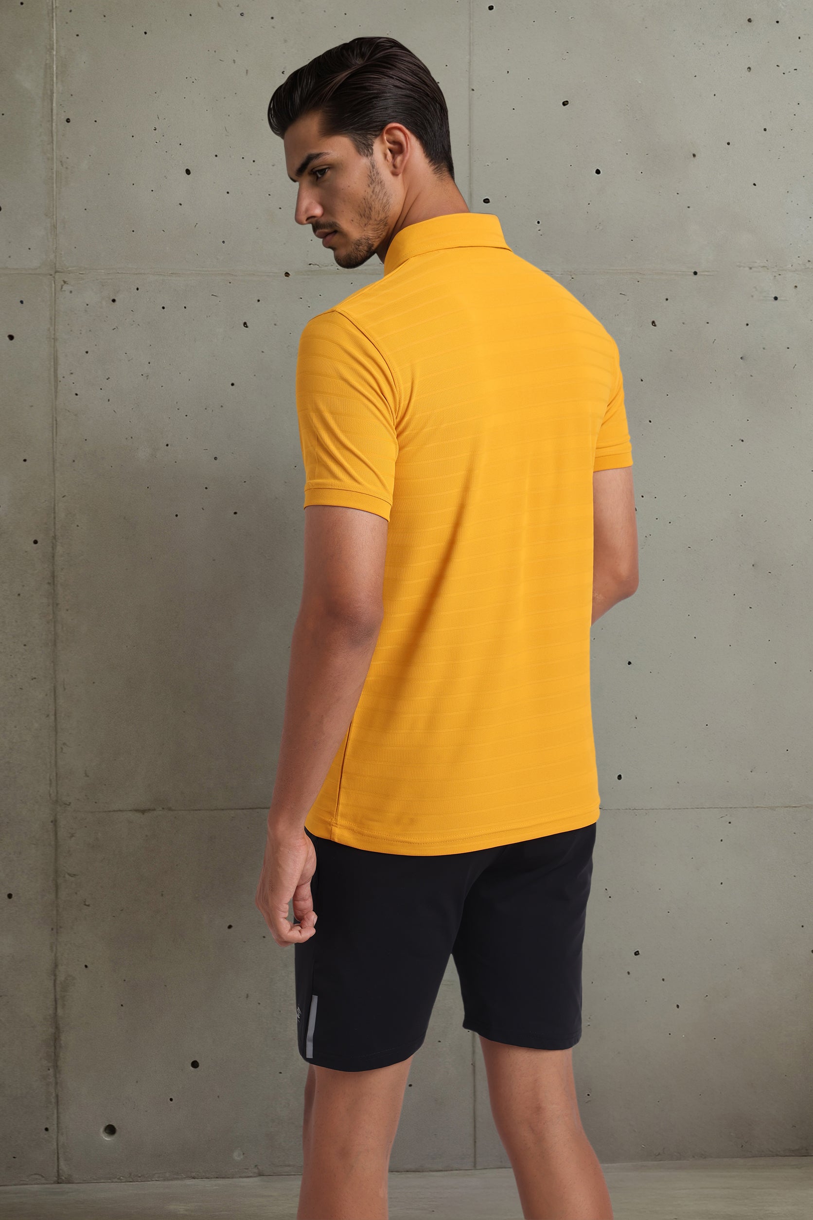 Mustard Slim-Fit Polo