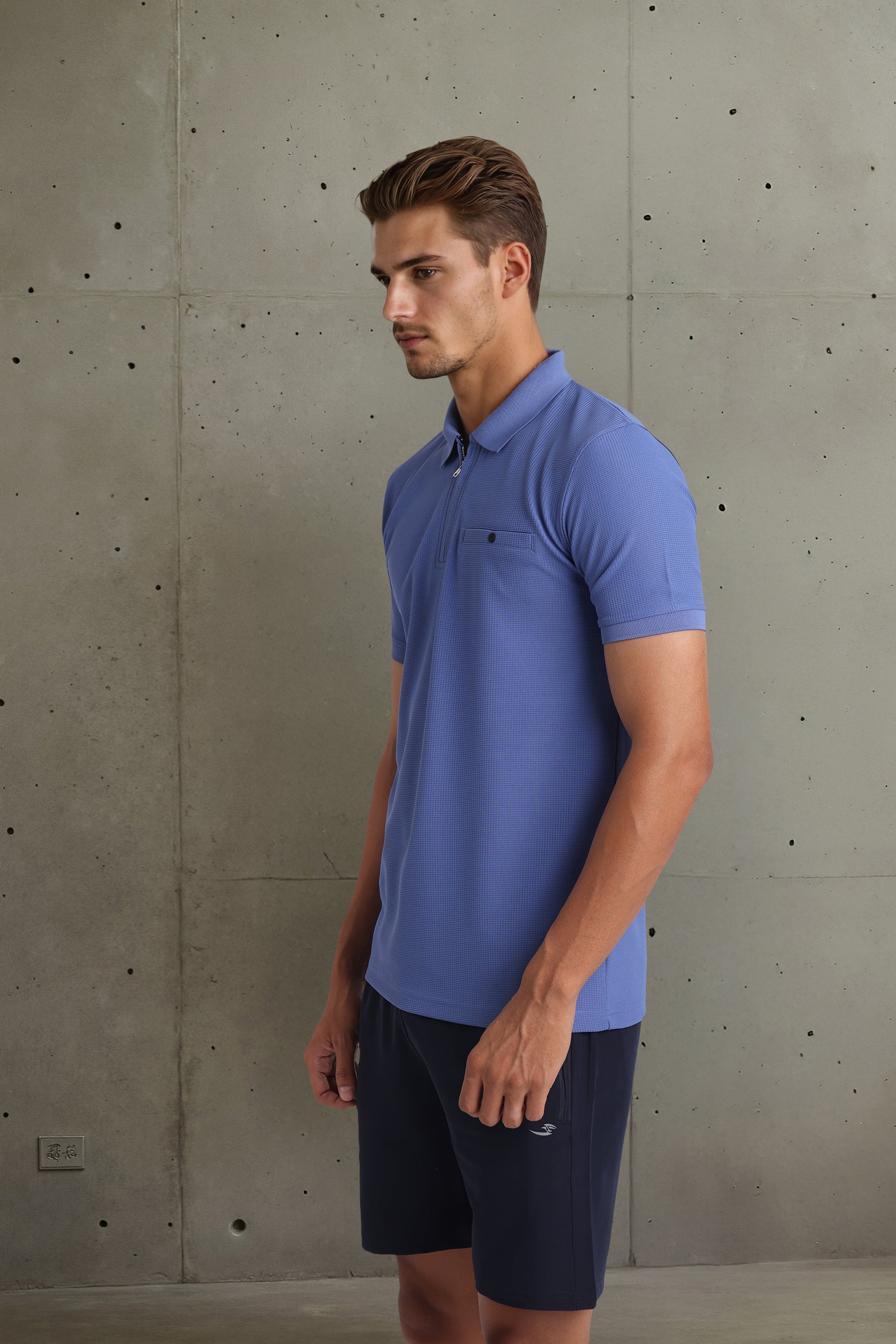 Blue Signature Polo