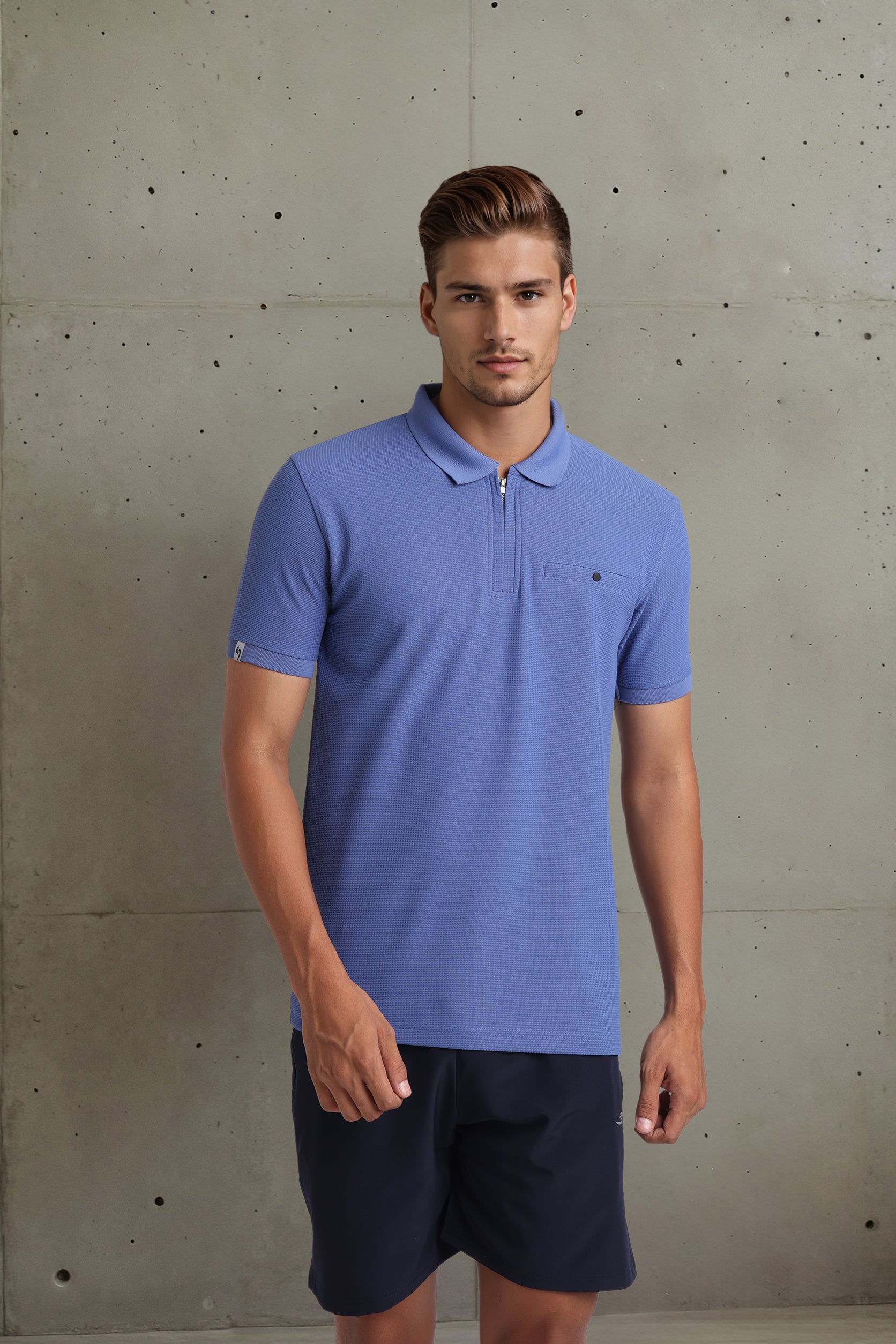 Blue Signature Polo