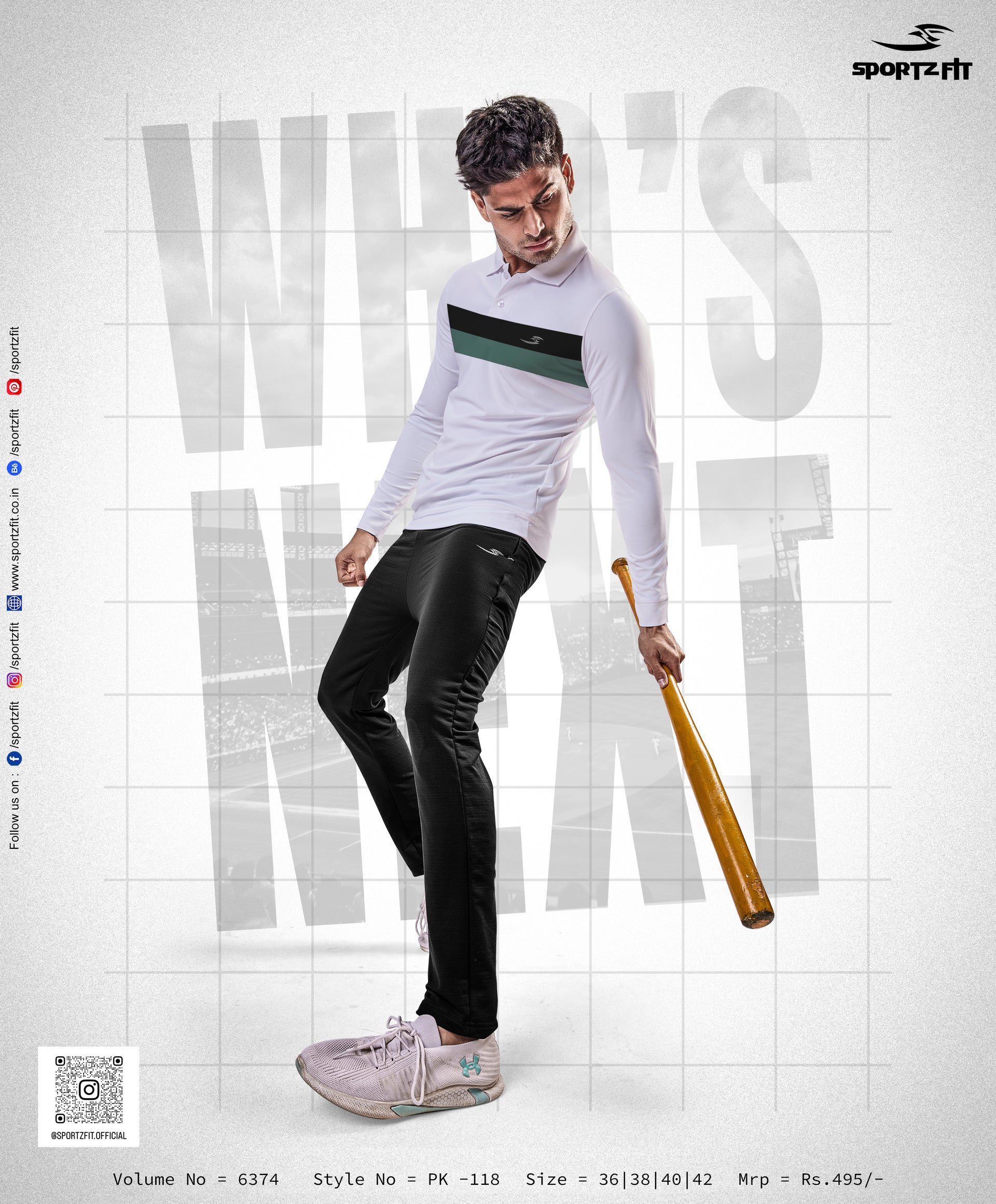 Men's Colour Block Polo T-shirt (PK 118)