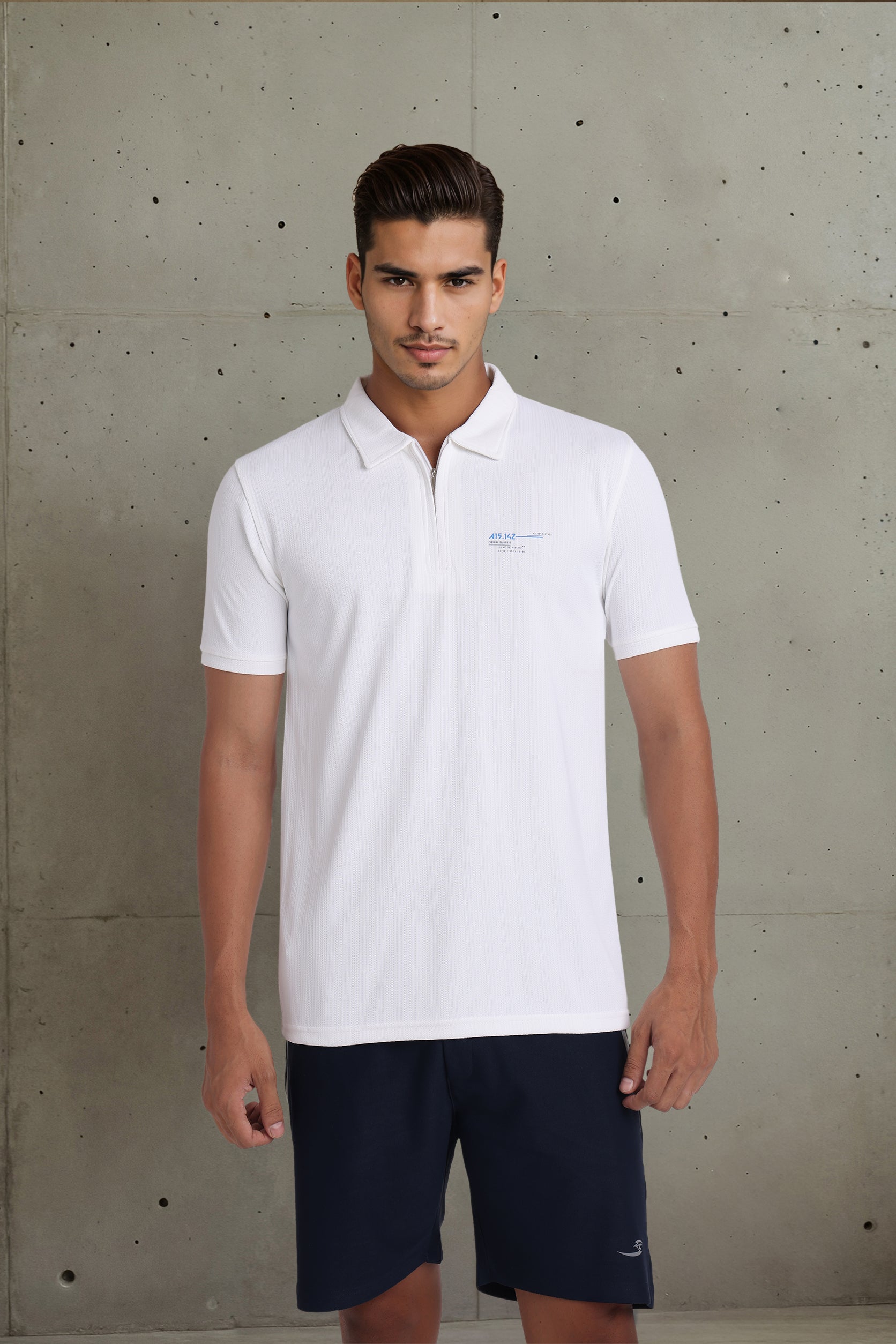 Light Hue White Polo
