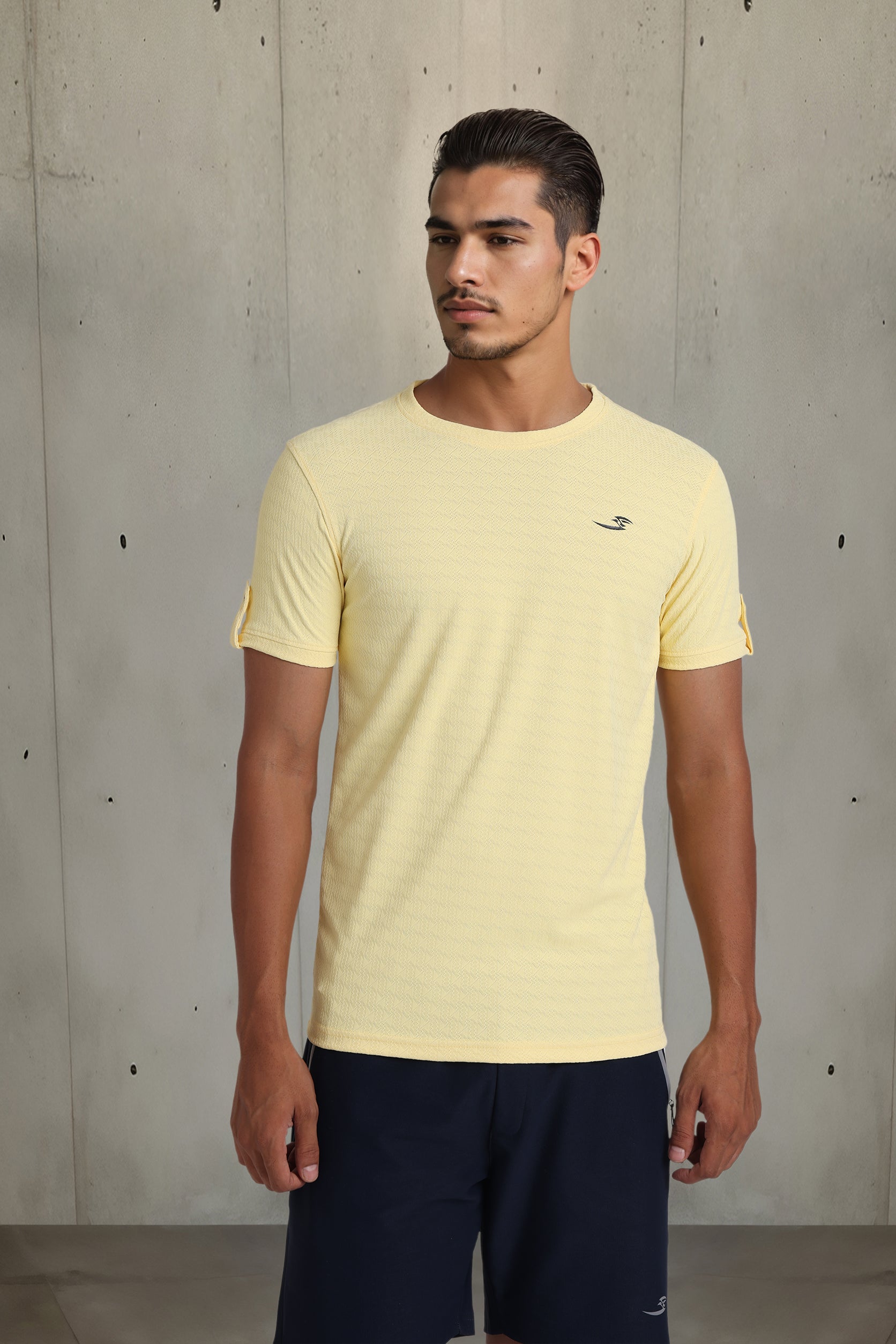 Yellow Luxe Crew Neck