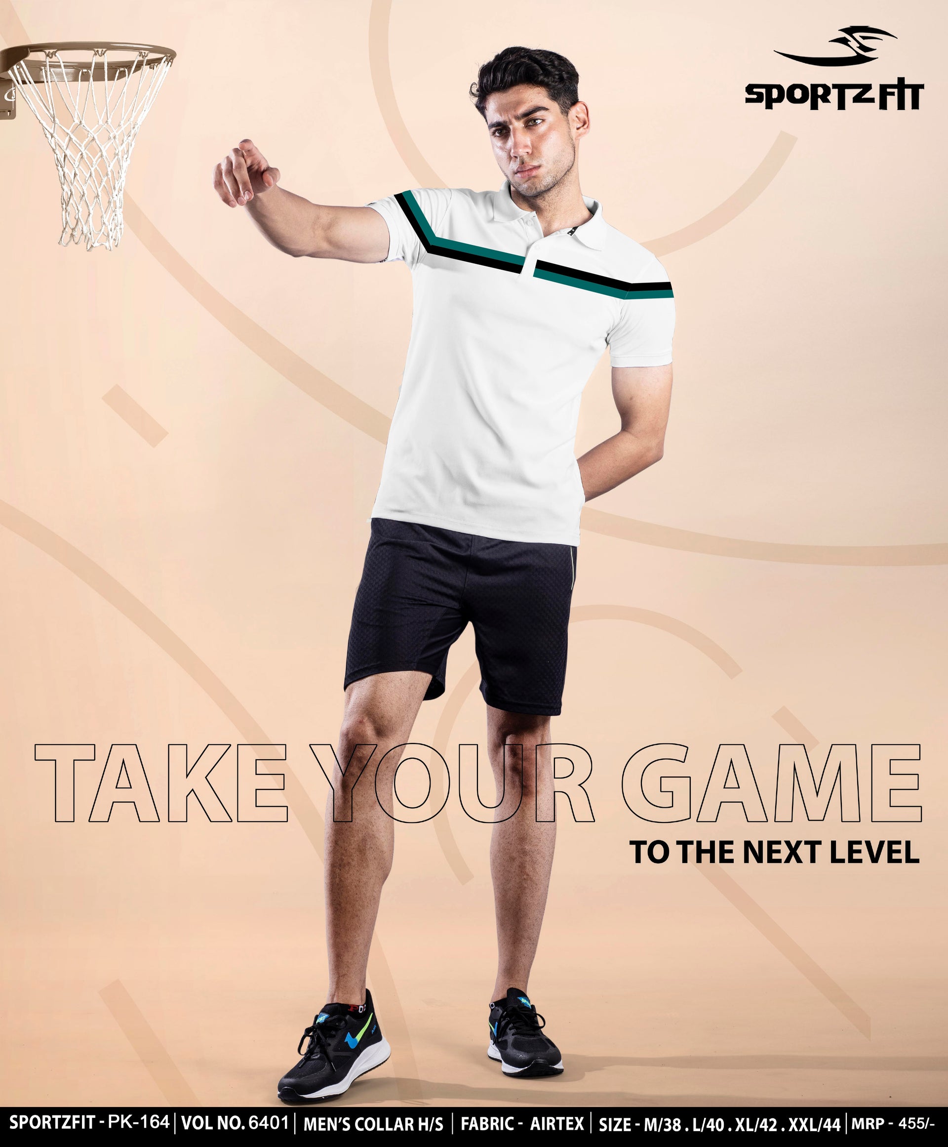 Men's Colorblock Polo T-shirt (PK 164)