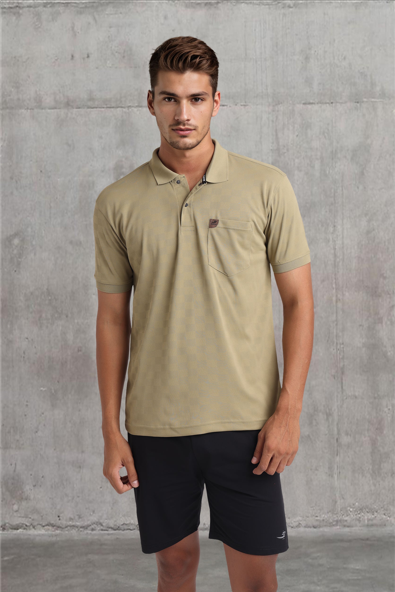 Classic Khaki Polo