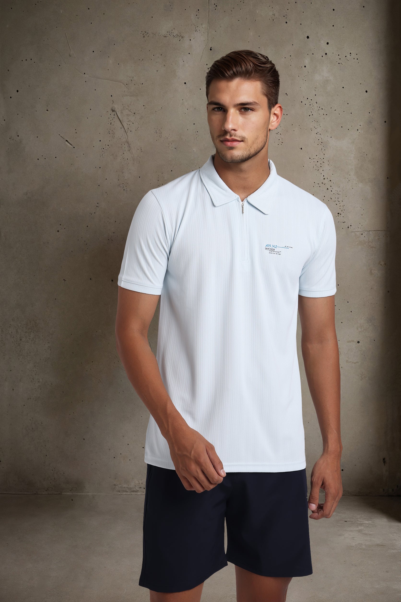 Light Hue White Polo
