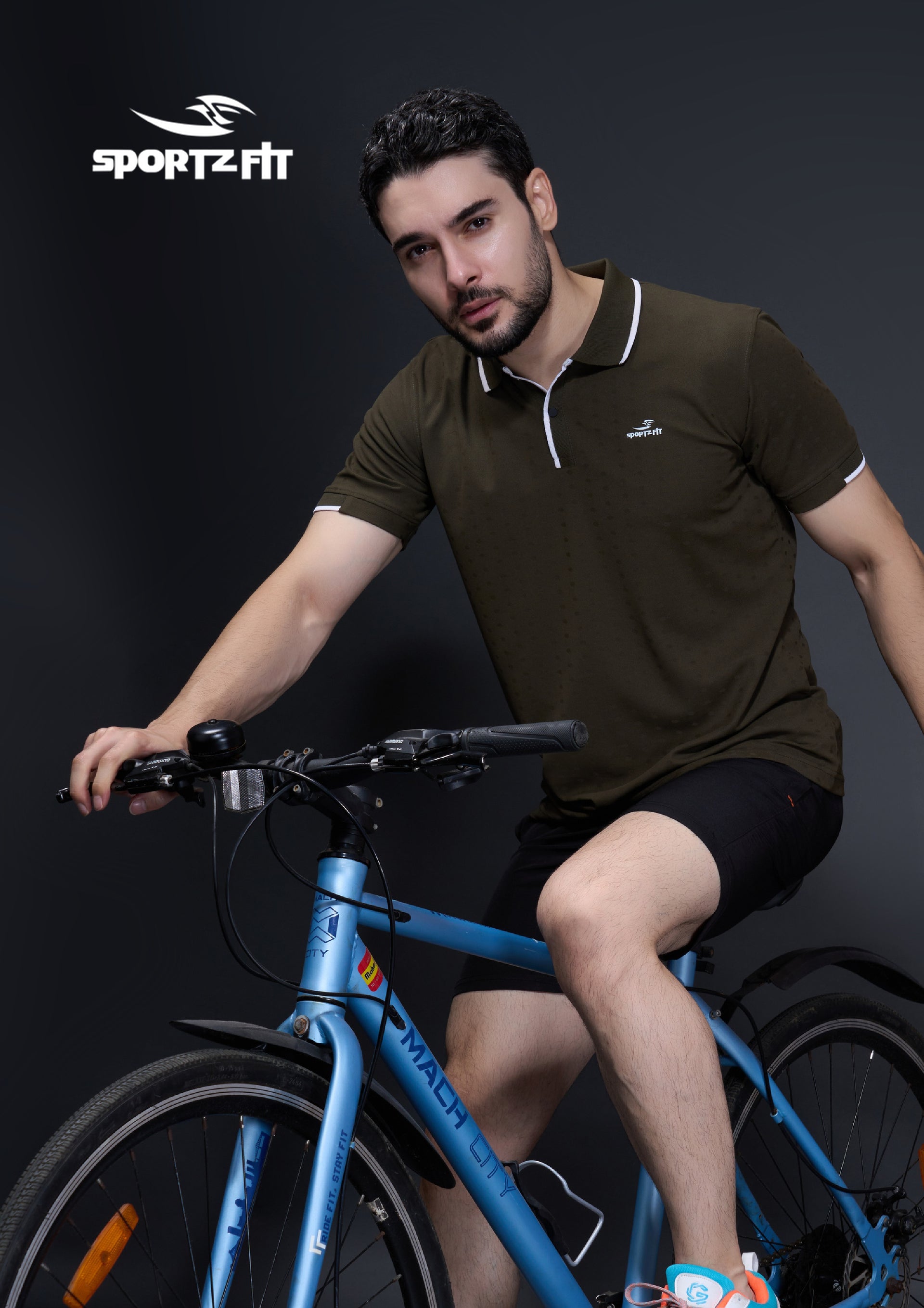 Men's Jacquard Solid Polo (6170)