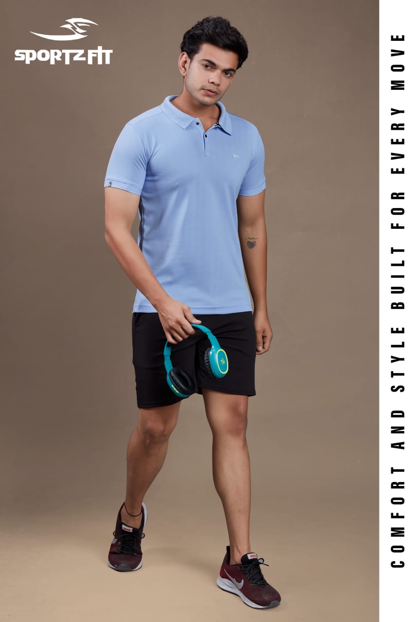 Men's Jacquard Solid Polo (6306)