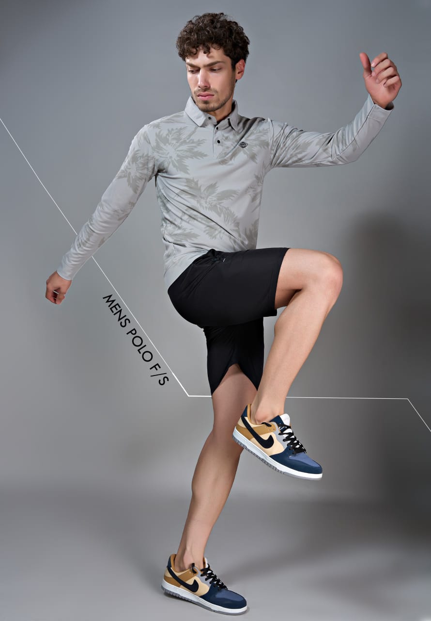 Men's Printed Polo T-shirt (PK 325)