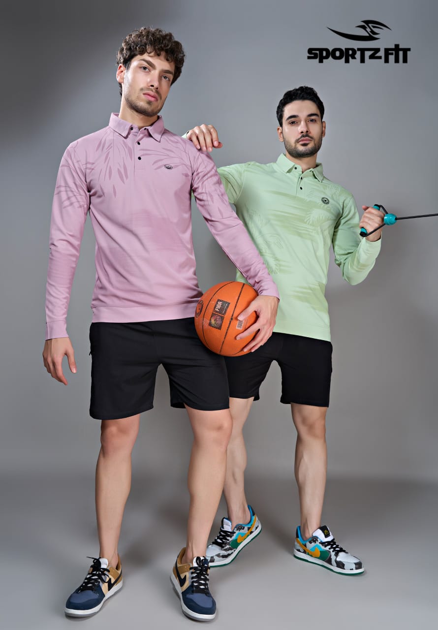 Men's Printed Polo T-shirt (PK 325)