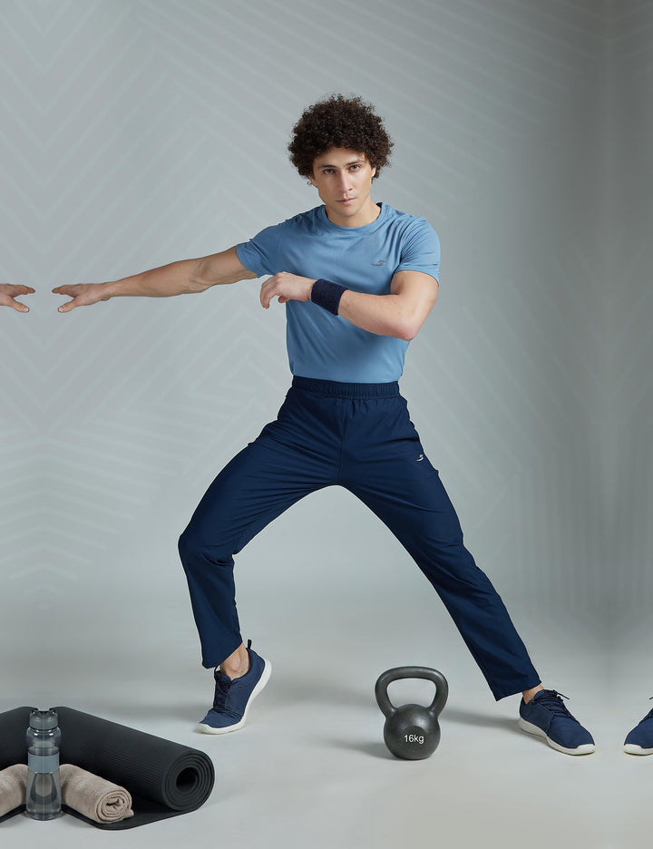 Cloud-Cot Active Track Pant Navy – in action