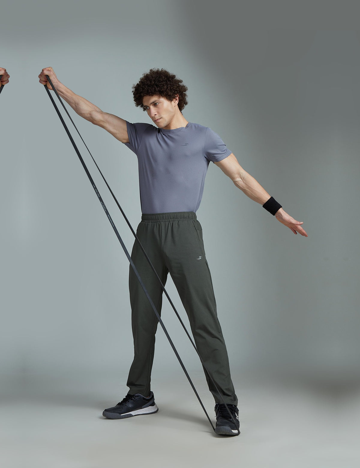 Cloud-Cot Active Track Pant Olive Grey – stretch in motion