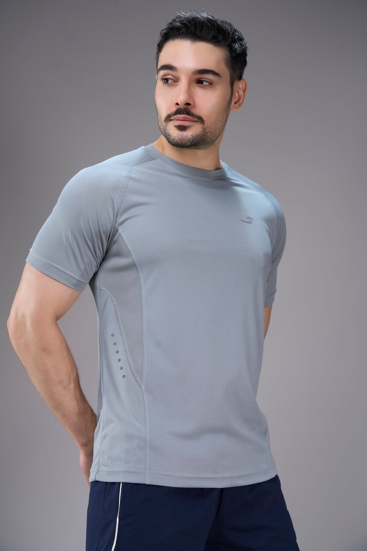 Short Sleeve Cool-Tech Tee – Grey
