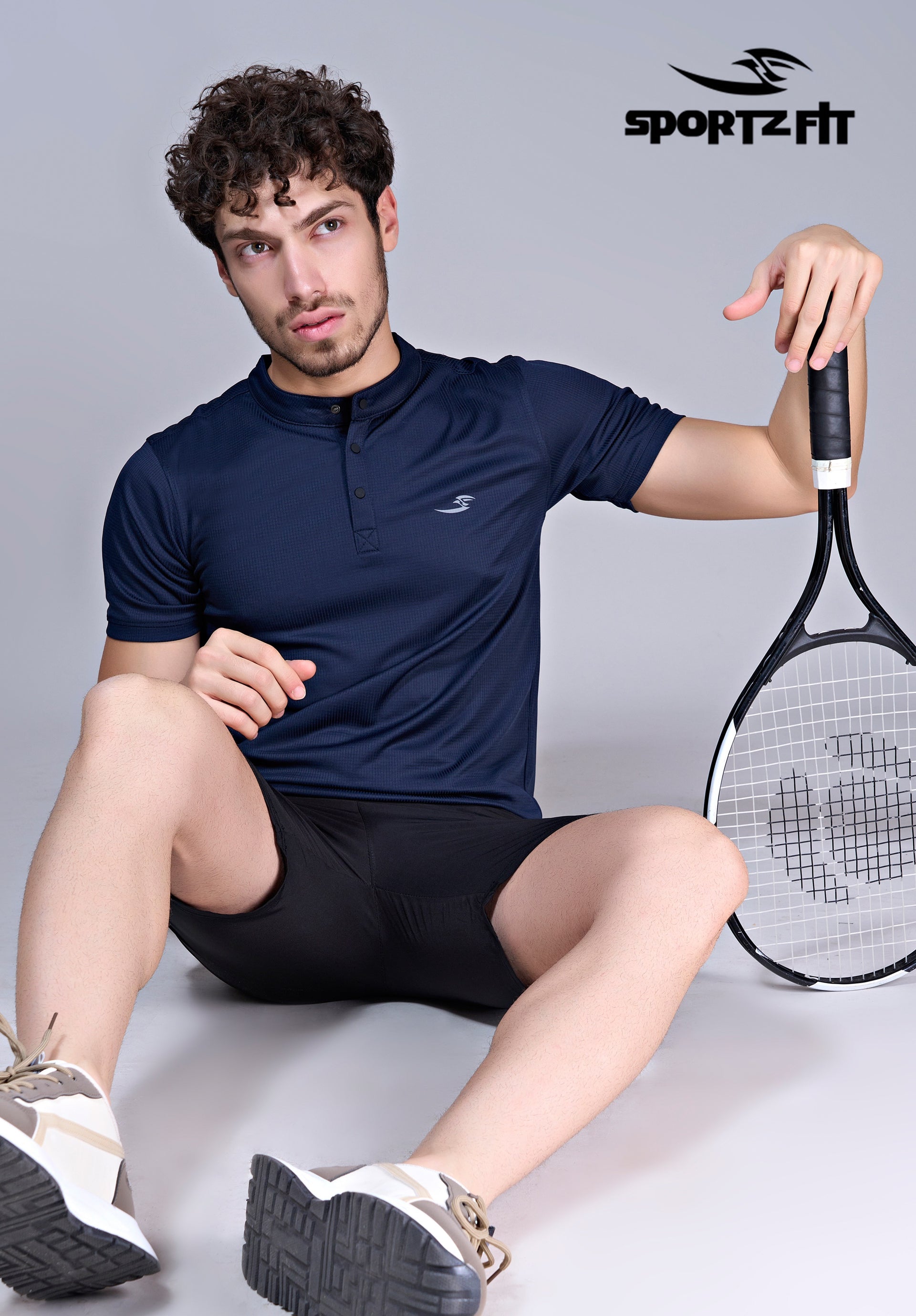 Men's Wonder-30 Solid Henley Neck (6229)