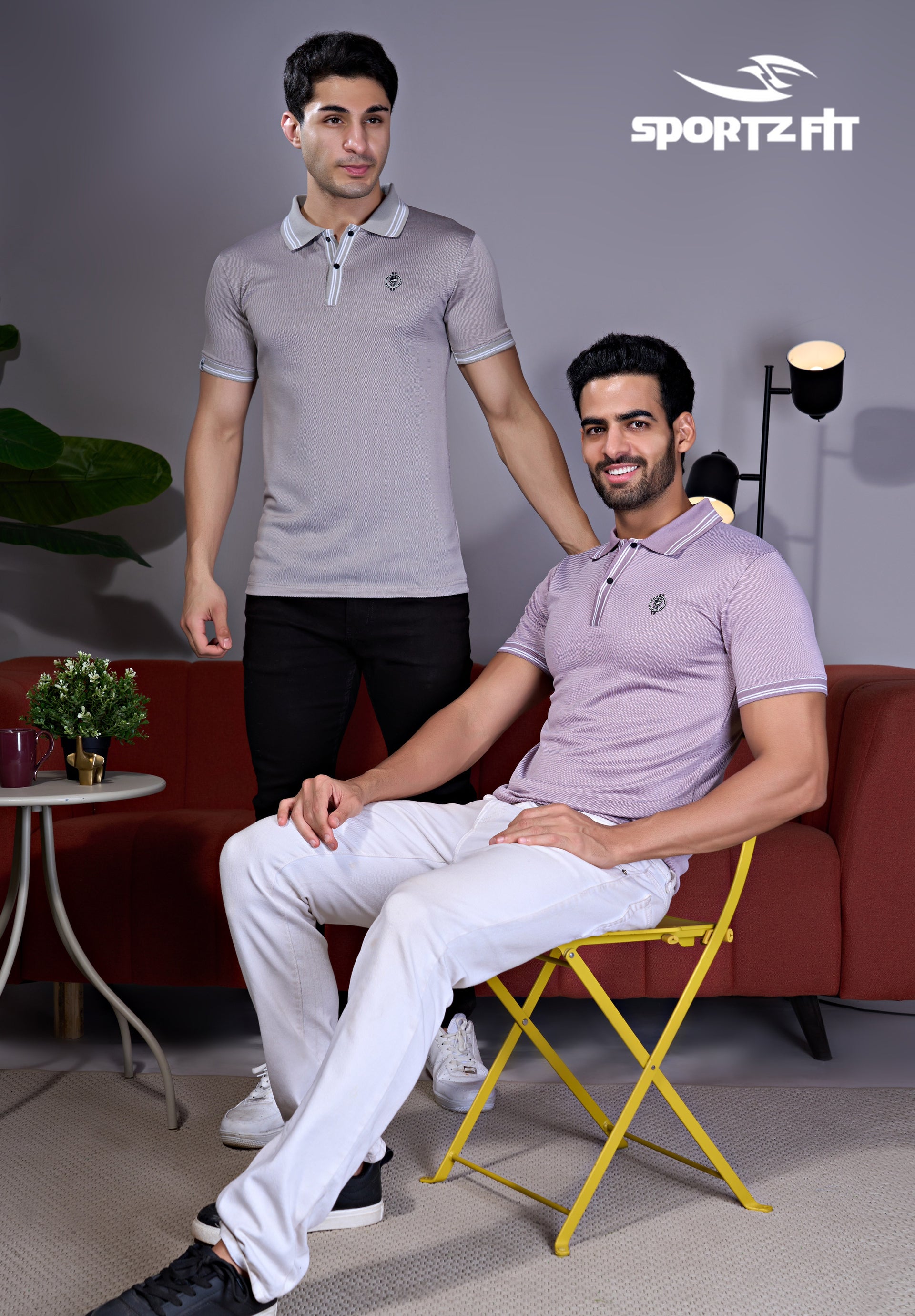 Men's Tesla Knit Ketonic Solid Polo (6258)