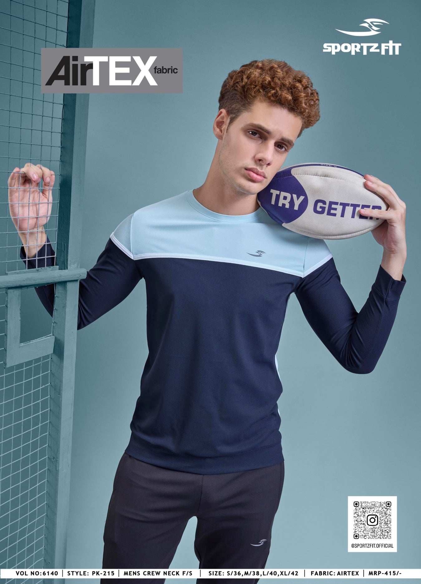 Men's Colorblock Crew Neck T-shirt (PK 215)