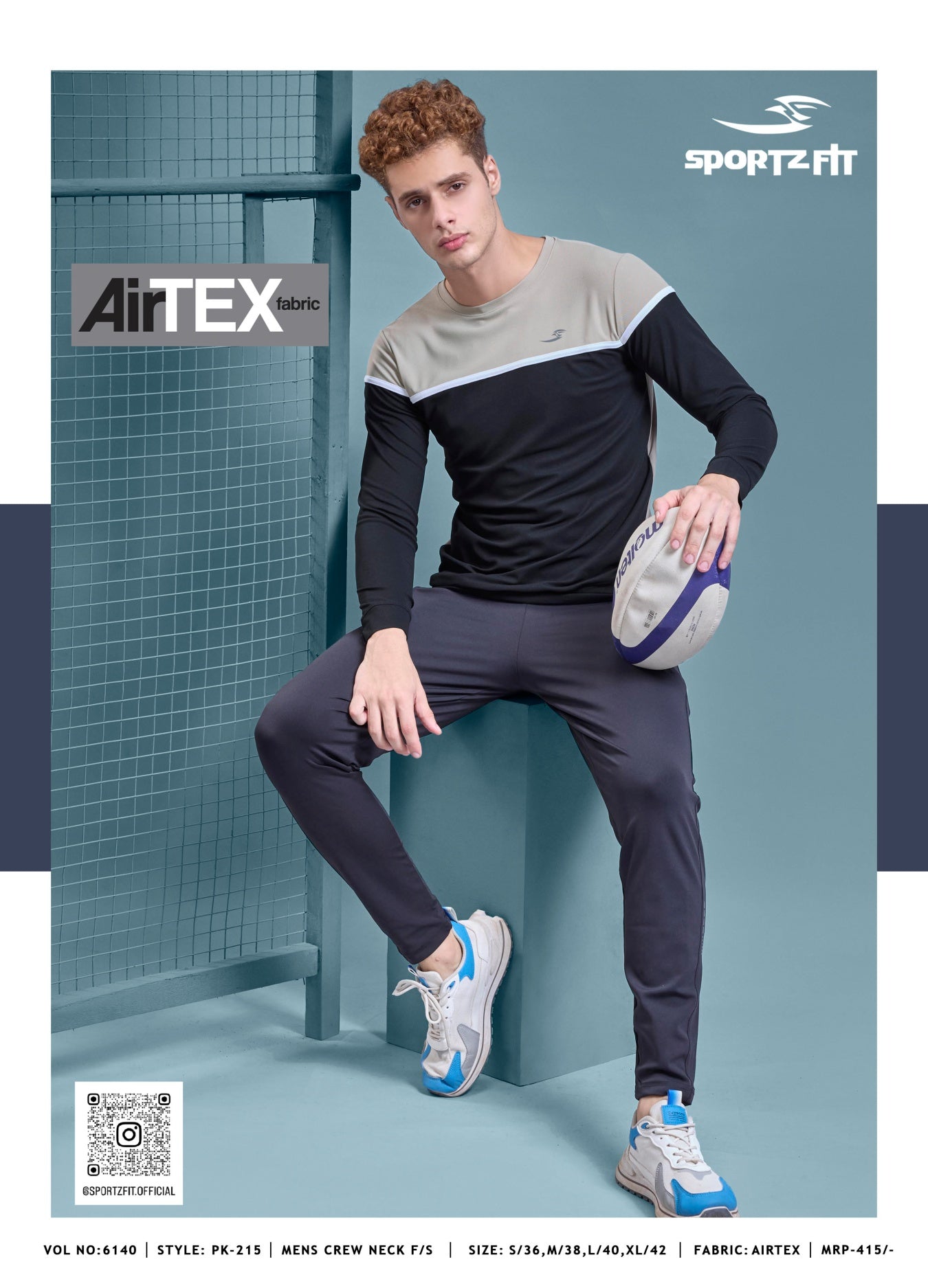Men's Colour Block Crew Neck T-shirt (PK 215)