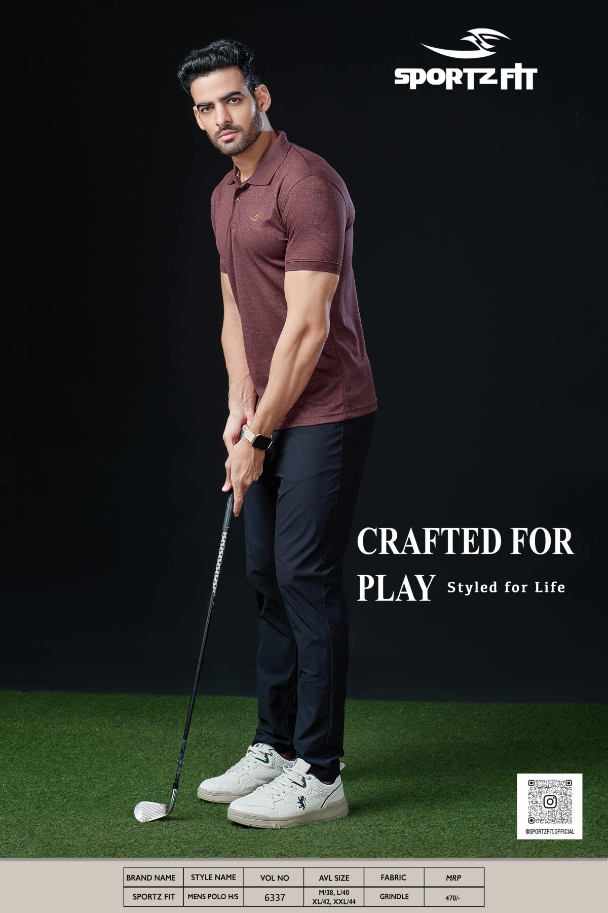 Men's Grindle Polo T-shirt (6337)