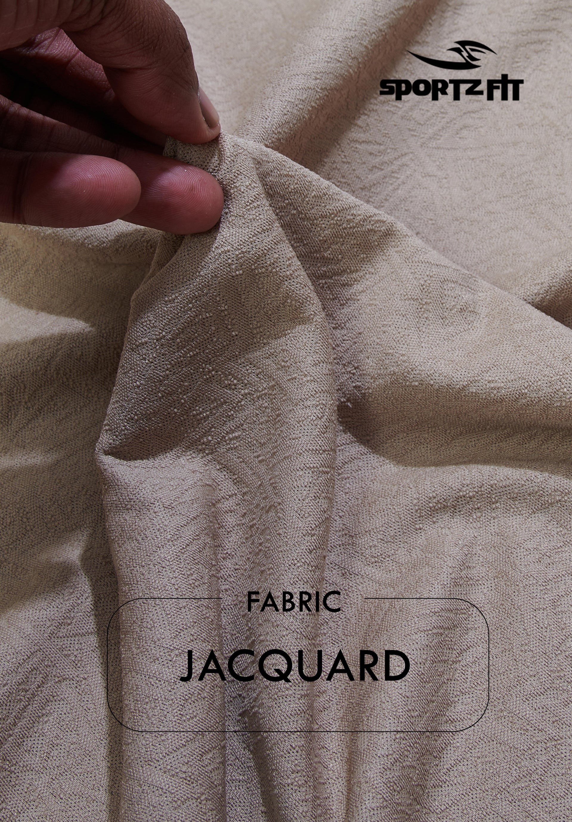 Men's Jacquard Solid Crew Neck T-shirt (6355)