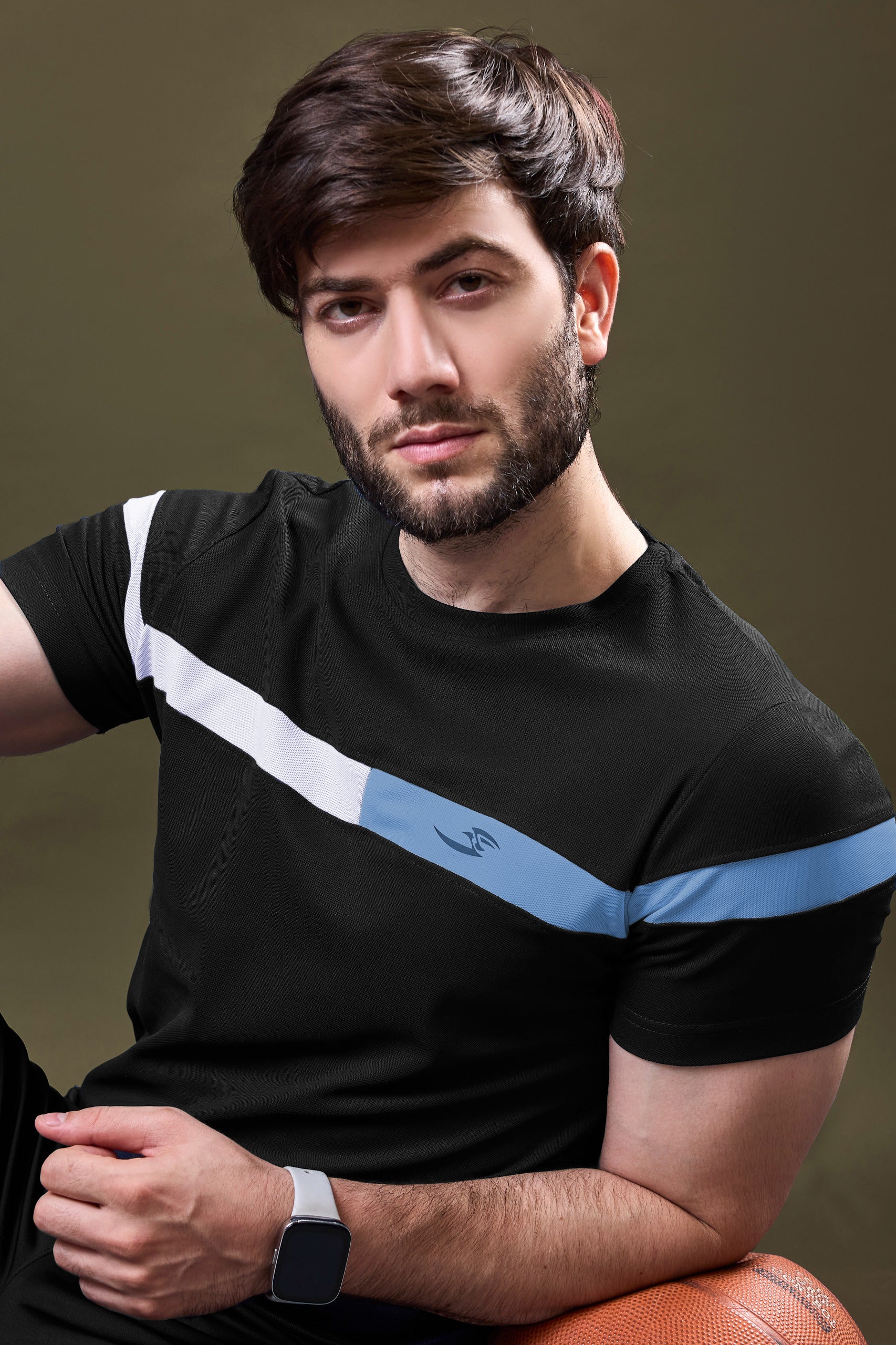 Men's Colorblock Crew Neck T-shirt (PK 196)